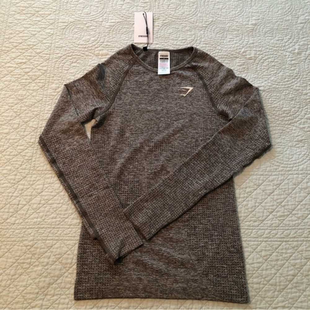Gymshark Vital seamless long sleeve top.Size small. NWT